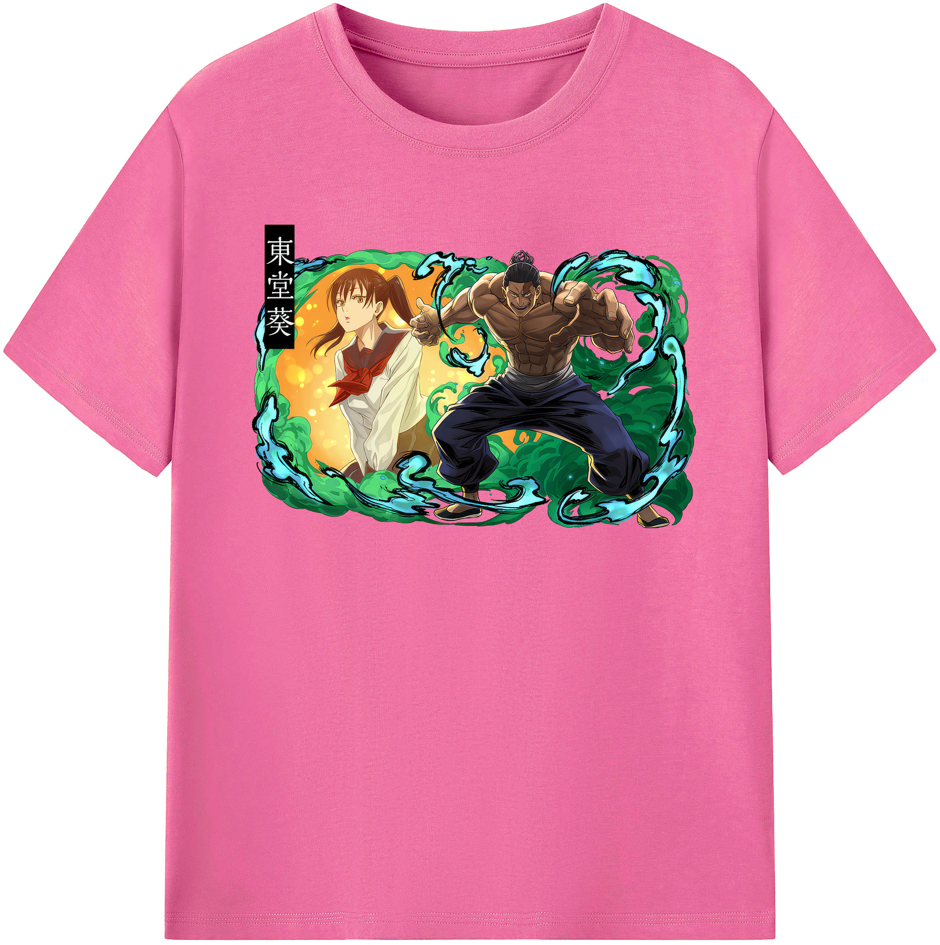 （画像用） 呪術廻戦 Jujutsu Kaisen レディースカジュアルプリントTシャツ（綿100％）